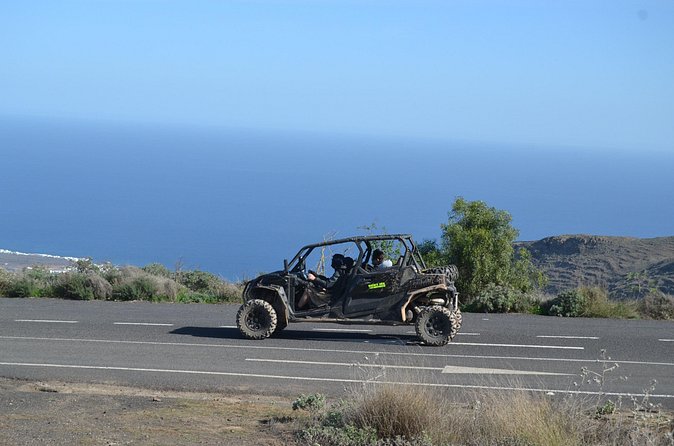 4-seater Mixed 3h Guided Buggy Volcano Tour in Lanzarote - The Old Mala Dam Road Ride Back Toward Costa Teguise