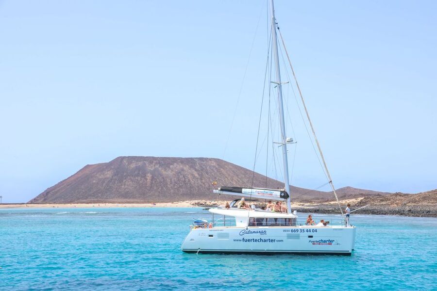 From Lanzarote: Lobos Island and Fuerteventura Day Cruise - Fast ferry and catamaran routing: Playa Blanca to Corralejo