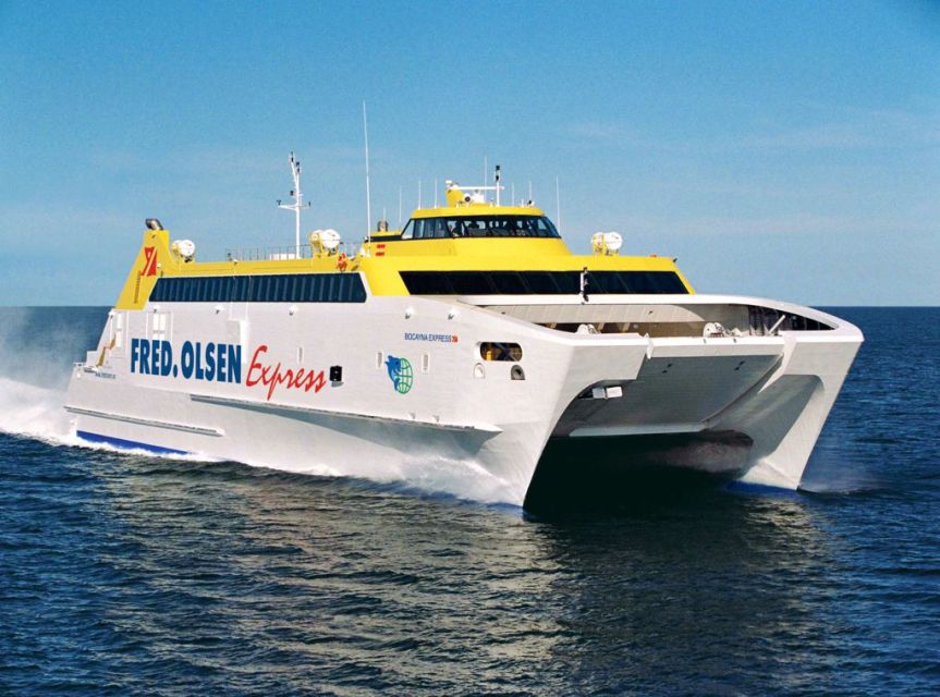 From Lanzarote: Round-Trip Ferry Transfer to Fuerteventura - Getting to Playa Blanca and boarding the Fred Olsen Express catamaran