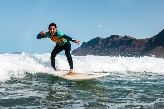 Full Day Surf Lesson for Beginners in Famara, Spain - The surf lesson flow: from briefing to stand-up practice