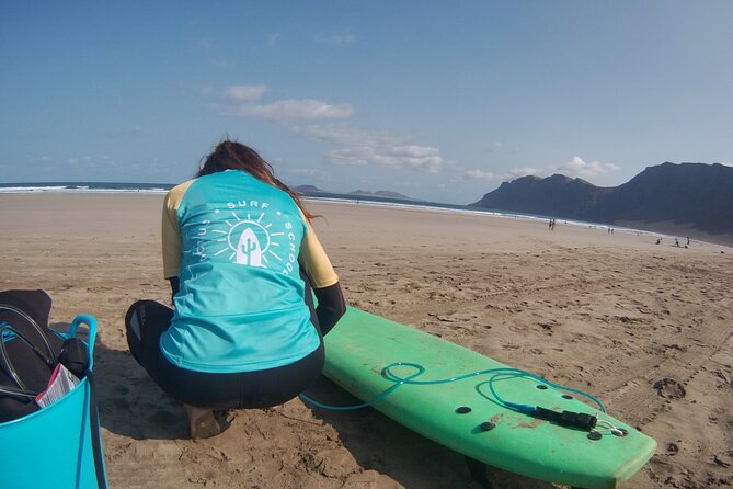 Group and private surf classes with a Certified Instructor in Lanzarote - Instructor Emilia’s coaching style: calm, patient, and very hands-on