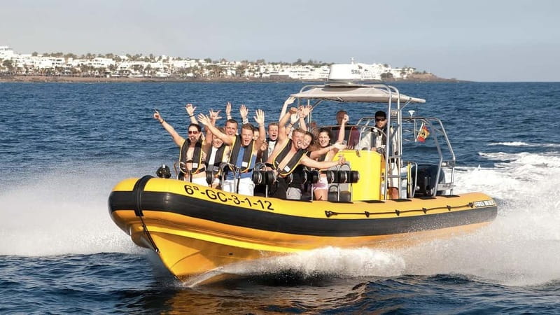 Lanzarote: Fast Blast, Super Speed Boat adventure at top speed - What 40 knots feels like on a small speedboat