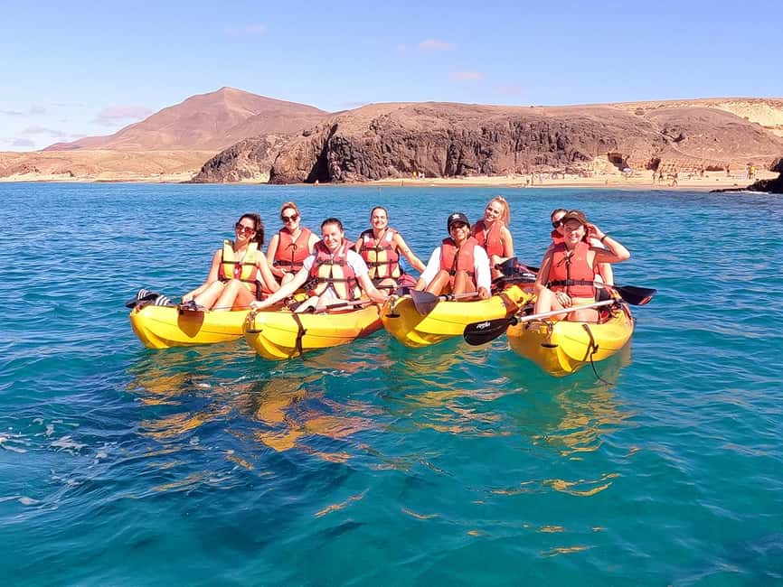Lanzarote: Kayak and Snorkelling at Papagayo Beach - Kayaking effort: fun, but plan for work (especially with wind)
