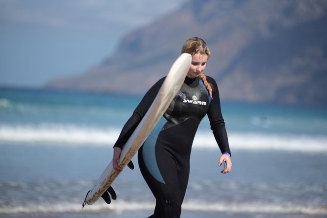 Lanzarote Surfing Session - Famara Beach Surfing on Lanzarote’s North Coast