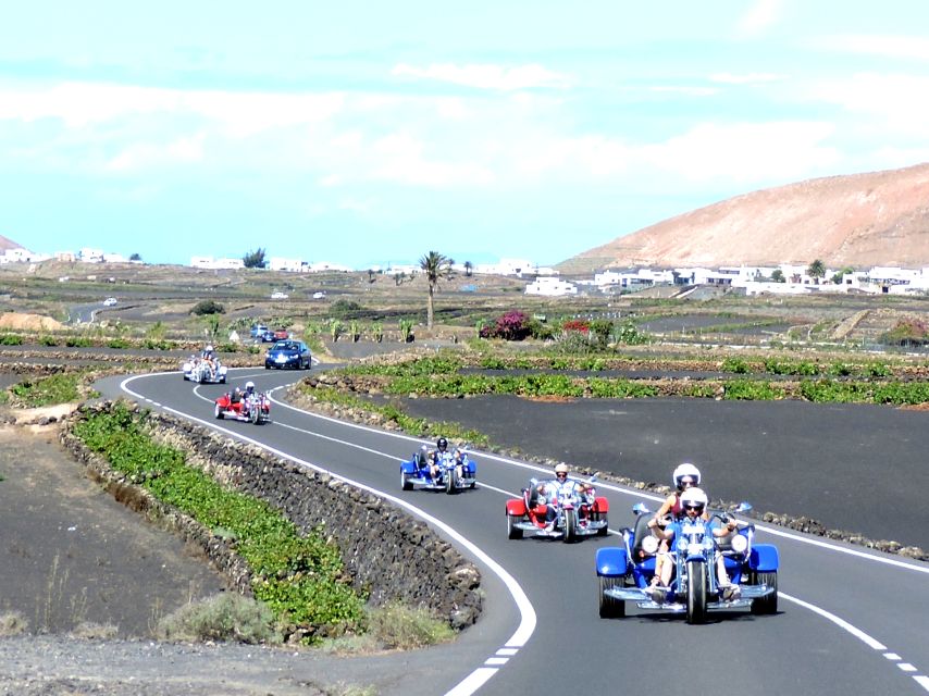 Lanzarote: three wheeler trike tour for three people - Timanfaya and the Fire Mountains area: why this stop matters