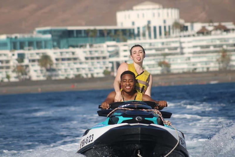 PACK DUO Lanzarote: Buggy and Jet Ski Adventure - How the 3-hour DUO pack flows from Playa Chica to the Atlantic