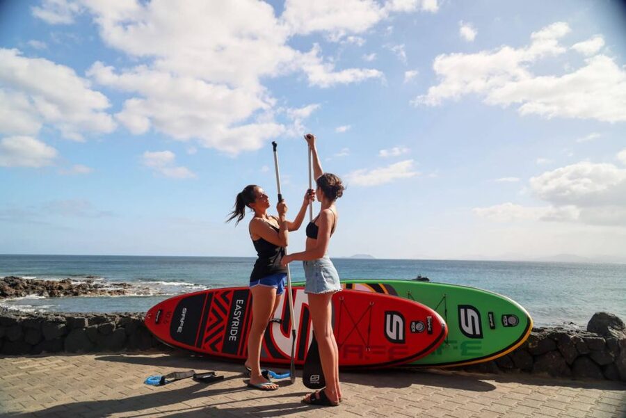 Playa Blanca: Stand up paddle class for beginners - The 1.5-Hour Beginner Lesson: What Happens on the Board