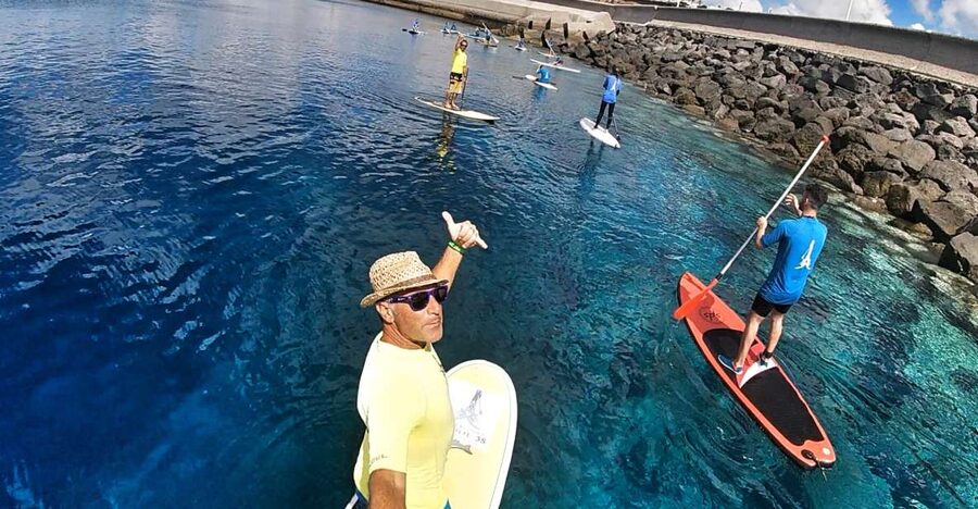 Puerto del Carmen: Stand Up Paddleboarding Class - Your Paddleboarding Session Starts on the Puerto Del Carmen Waterline