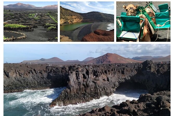 Timanfaya & Lanzarote Volcano Experience - Los Hervideros: sea hitting lava cliffs